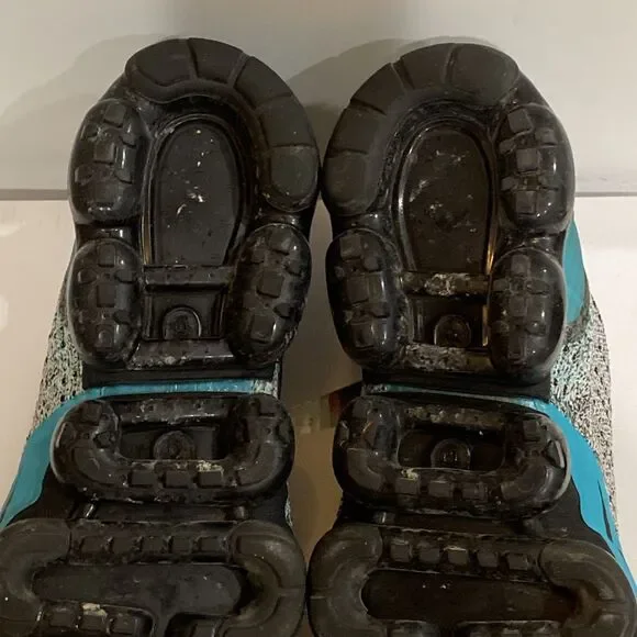 Nike Air VaporMax Flyknit 2 Mens 11.5 Black Dusty Cactus Hyper Jade Sneaker - Picture 13 of 16